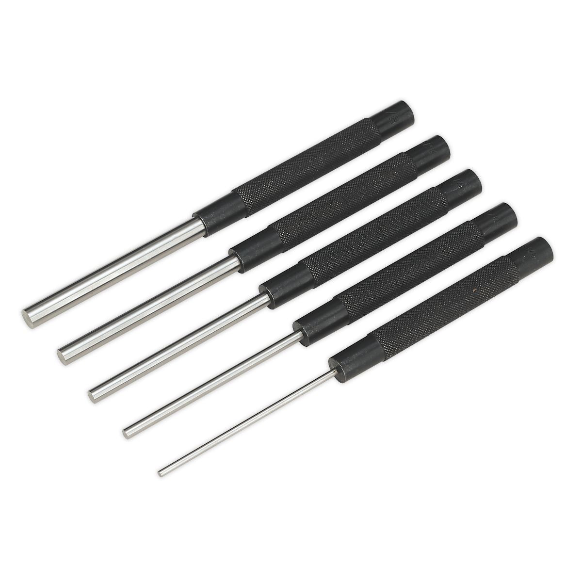 Sealey AK9124 Parallel Pin Punch Set 5pc Long Pattern