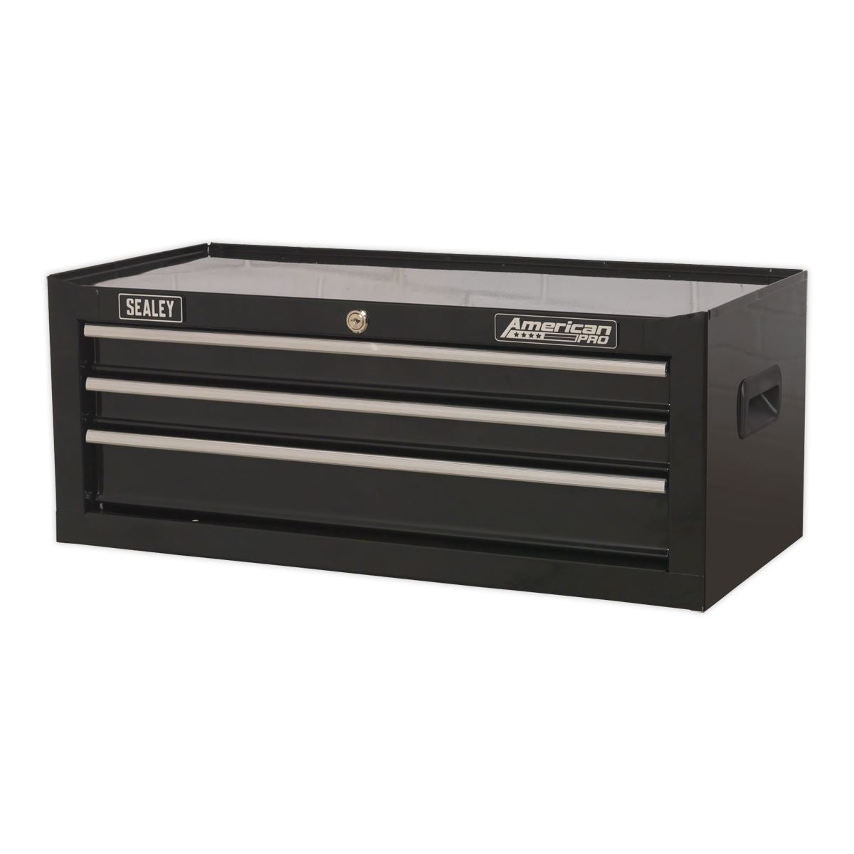 Sealey AP223B Mid-Box Tool Chest 3 Drawer with Ball-Bearing Slides - Black