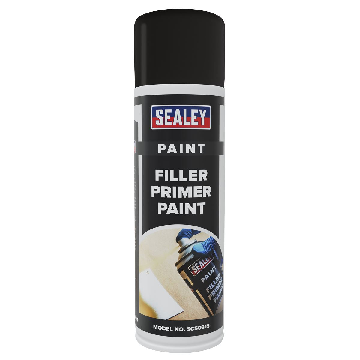 Sealey SCS061 Filler Primer Paint 500ml - Pack of 6-McCormickTools