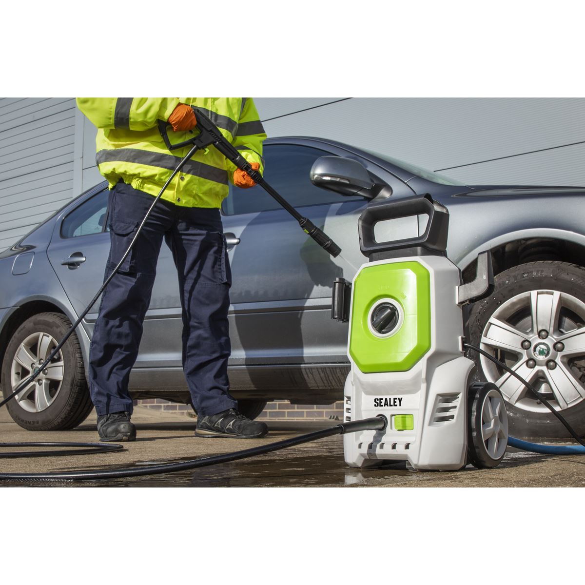 Sealey PW1610COMBO Pressure Washer 100bar 390L/hr with Snow Foam