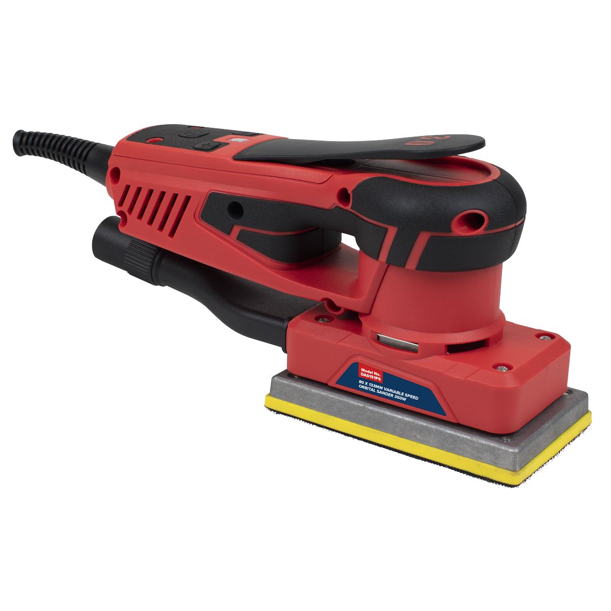 Sealey DAS151PS Variable Speed Brushless Orbital Sander 80 x 133mm 350W