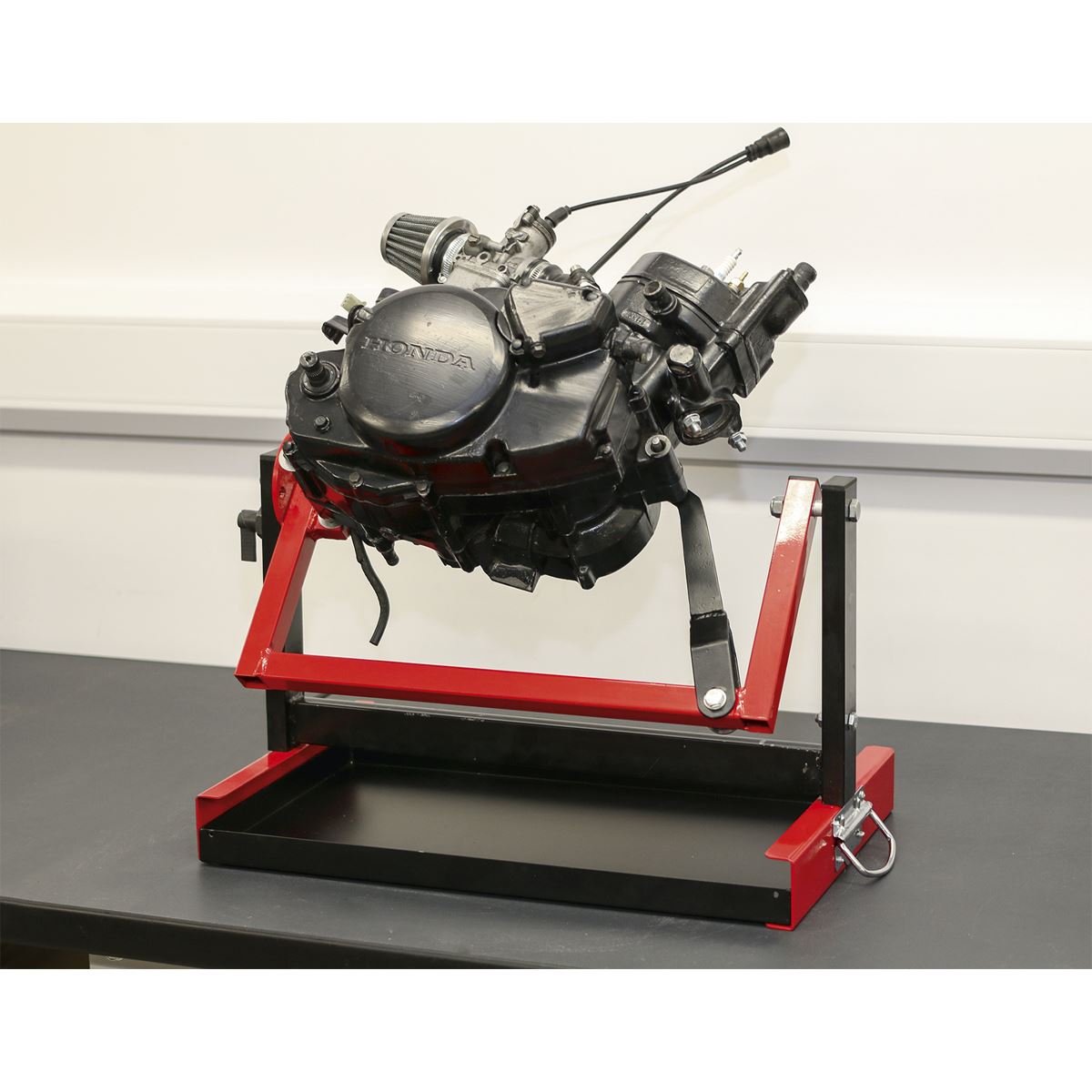 Sealey MES01 Motorcycle Engine Stand Single/Twin Cylinder 30kg Capacity