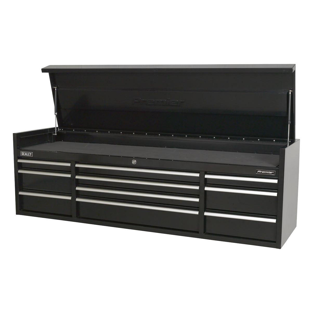 Sealey PTB181510 Topchest 10 Drawer 1830mm Extra-Wide Heavy-Duty Black