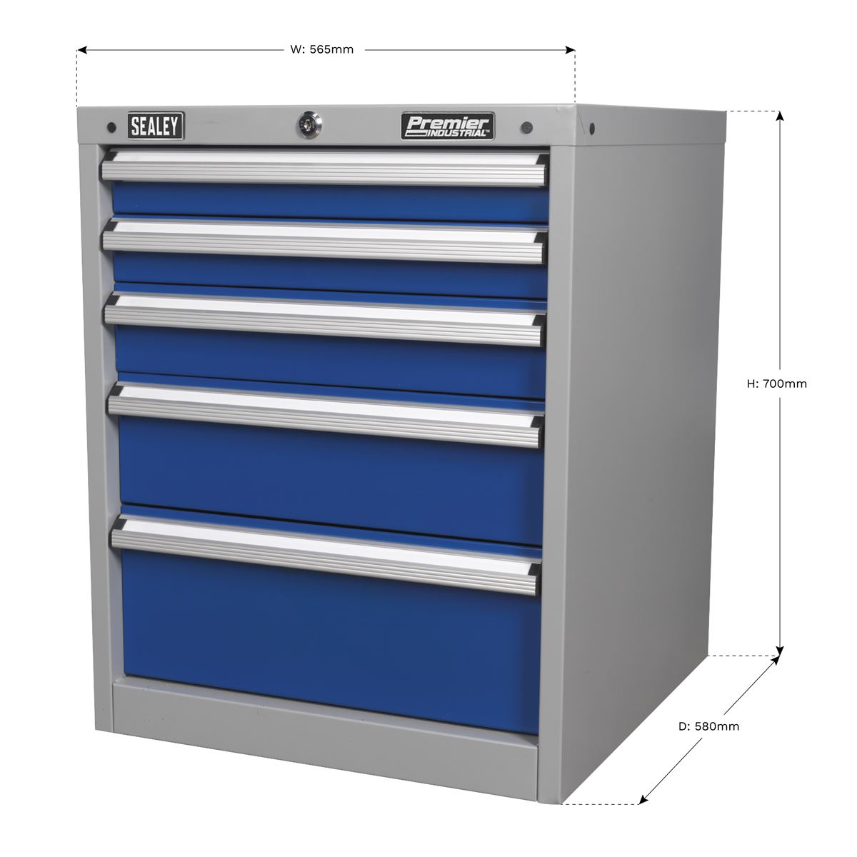 Sealey API5655B Cabinet Industrial 5 Drawer