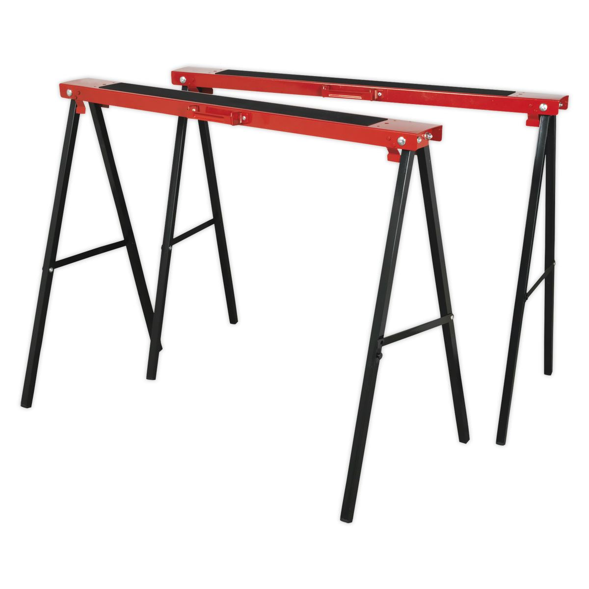 Sealey FDT2 Fold Down Trestles Pair 100kg Capacity per Trestle