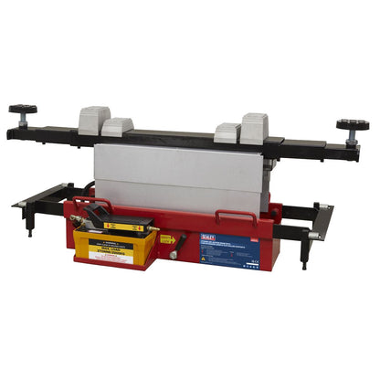 Sealey SJBEX200A Air Jacking Beam 2 Tonne with Arm Extenders & Flat Roller Supports