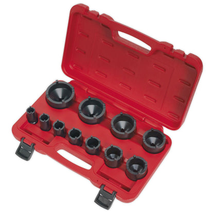 Sealey CV025 Ball Joint Socket Set 11pc 1/2"Sq Drive