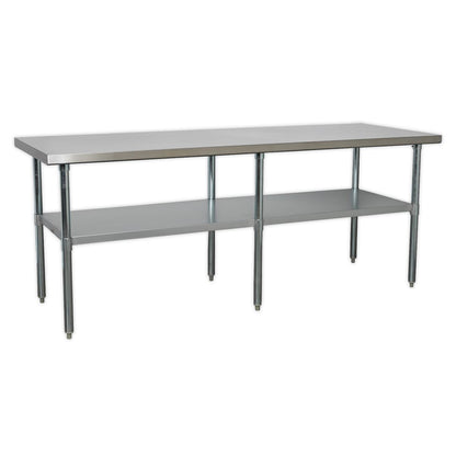 Sealey AP2184SS Stainless Steel Workbench 2.1m