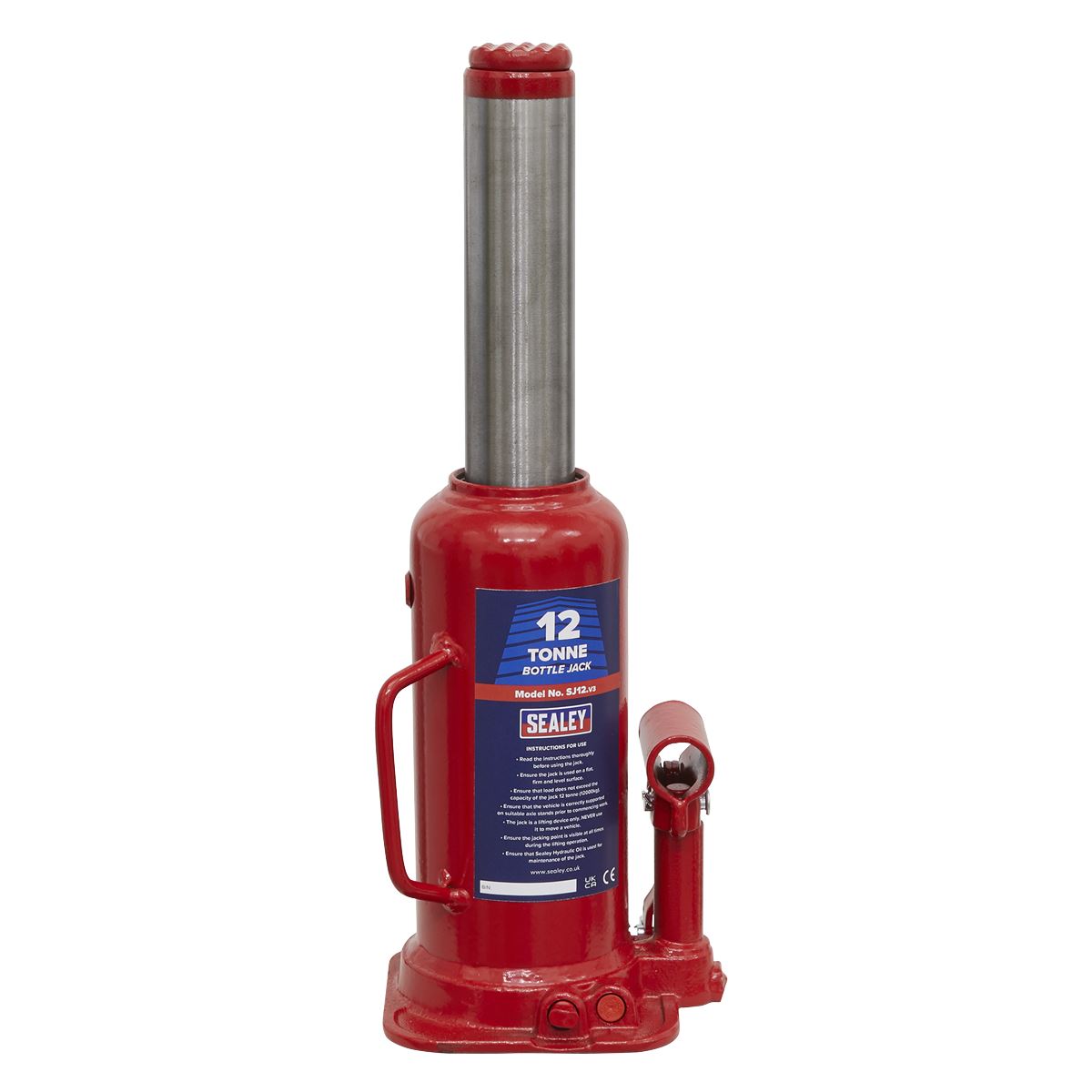 Sealey SJ12 Bottle Jack 12 Tonne-McCormickTools