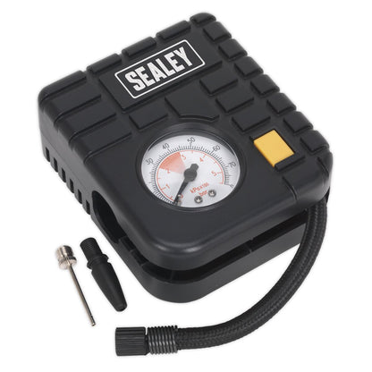 Sealey MS163 Micro Air Compressor with Worklight 12V