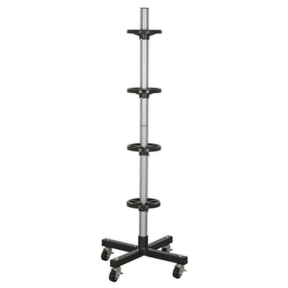 Sealey STR004 Wheel Storage Trolley 100kg Capacity