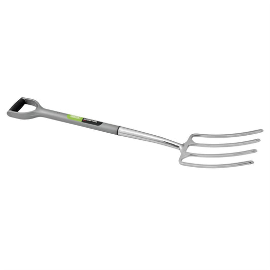 Draper 83755 Stainless Steel Garden Fork with Soft Grip Handle