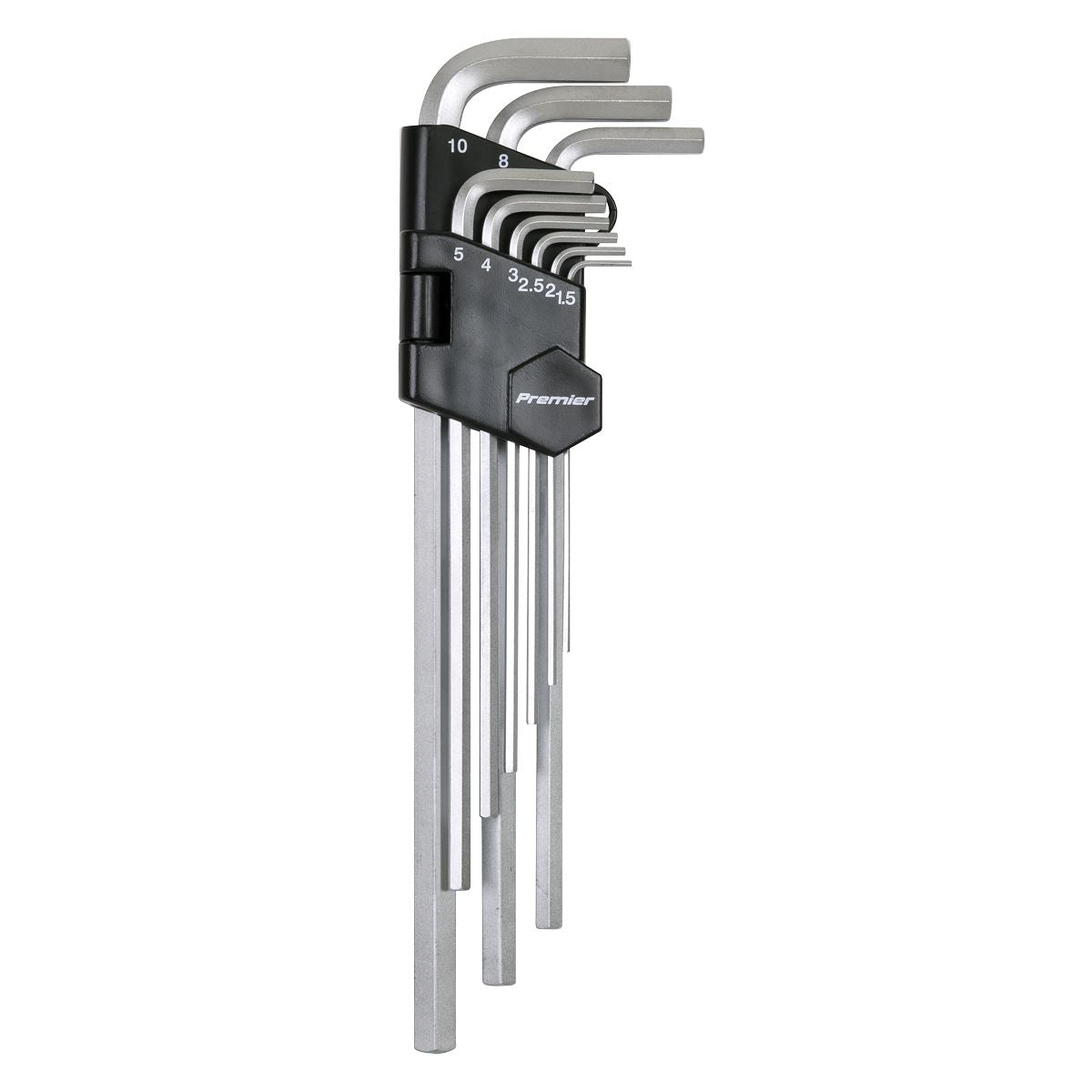 Sealey AK7137 Hex Key Set 9pc Extra-Long Metric