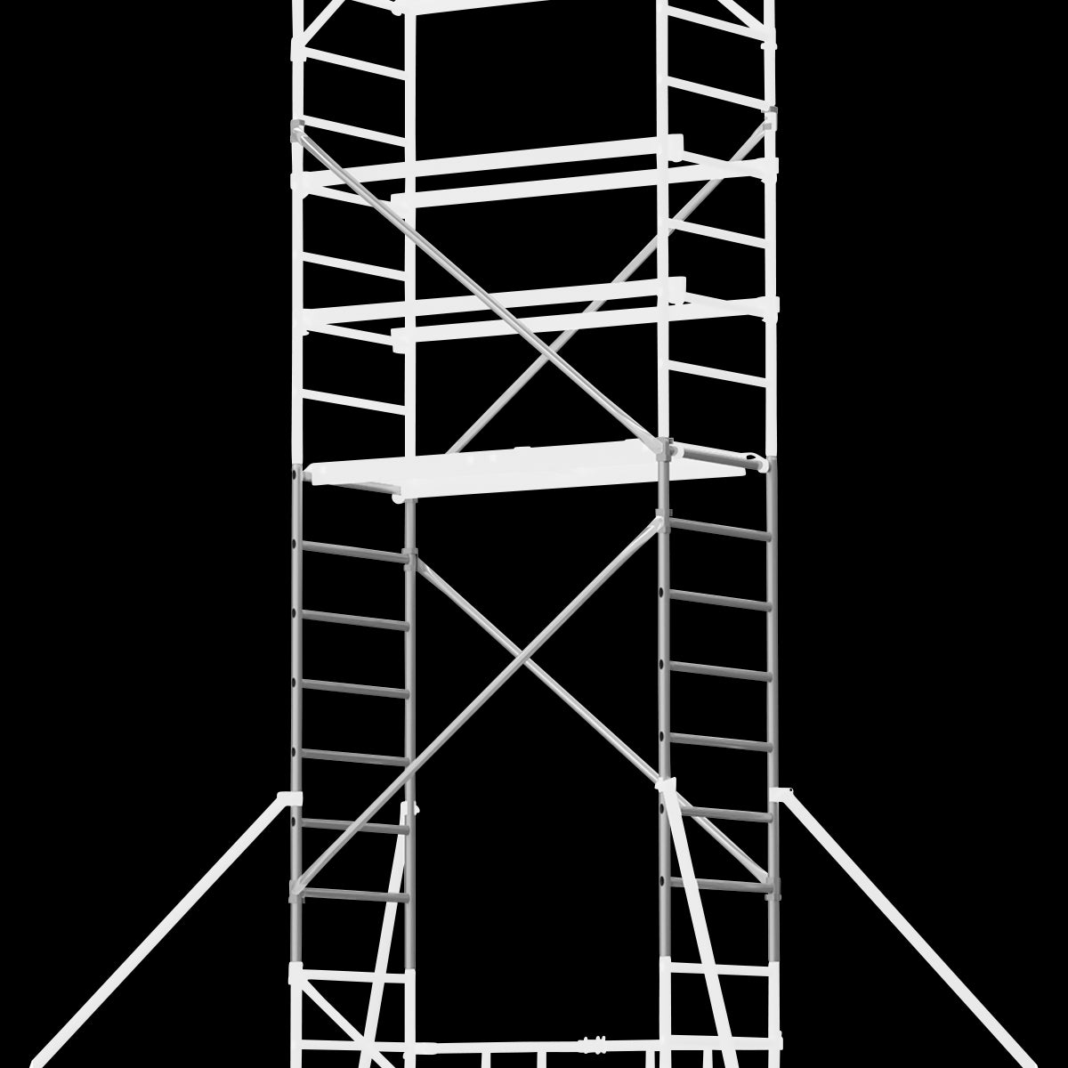 Sealey SSCL4 Platform Scaffold Tower Extension Pack 4 EN 1004-1