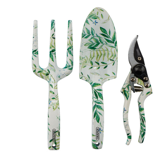 Draper 08994 Garden Tool Set with Floral Pattern 3 Piece