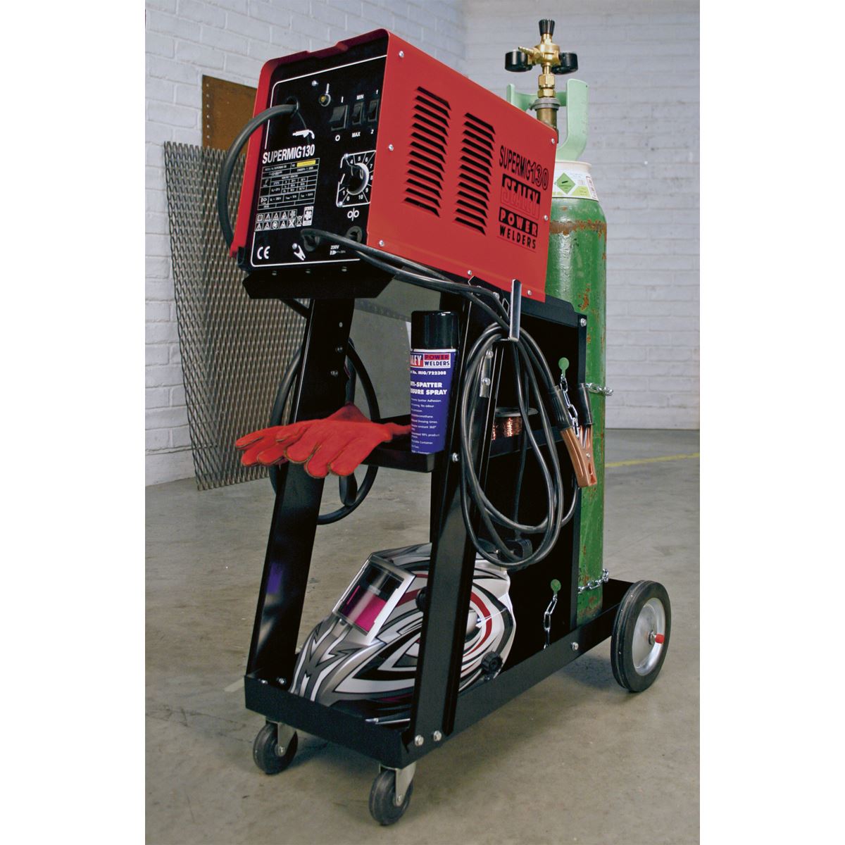 Sealey BTR4 Universal Trolley for Portable MIG Welders