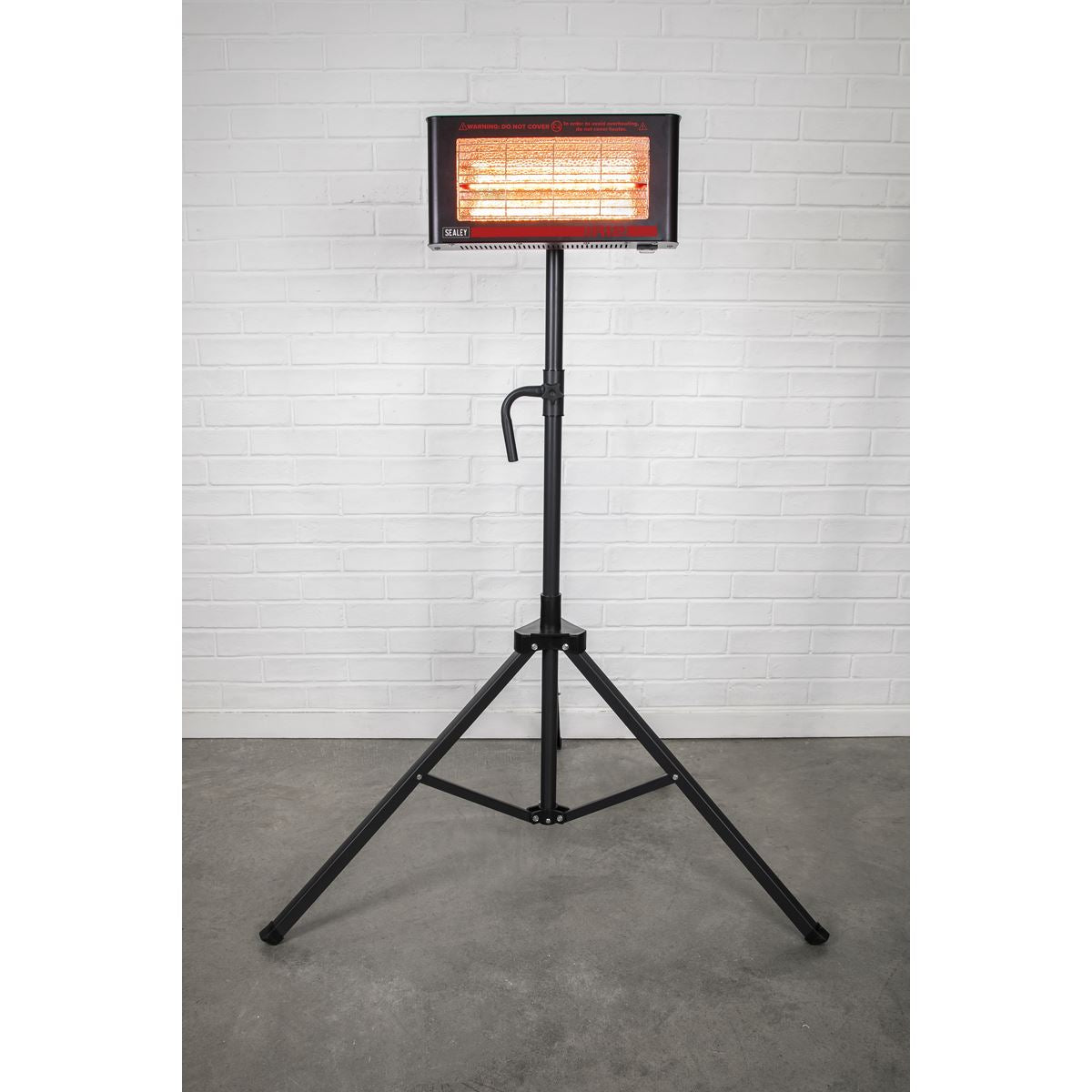 Sealey IR12CT Infrared Quartz Heater with Tripod Stand 230V 1.2kW-McCormickTools