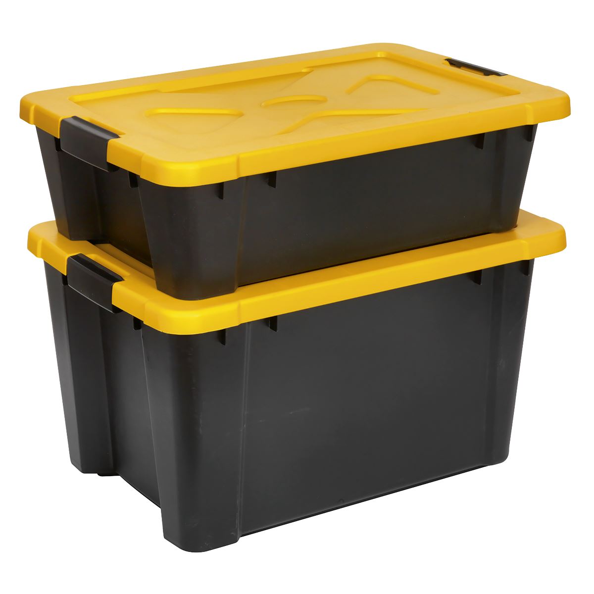 Sealey APB54 Composite Stackable Storage Box with Lid 54L