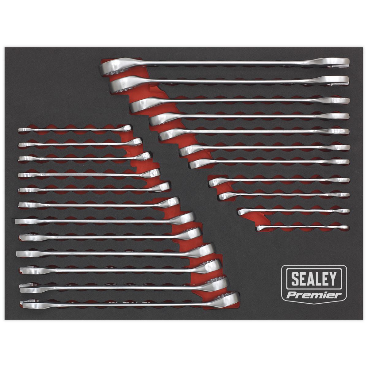 Sealey AK63256 Combination Spanner Set 23pc Metric/Imperial