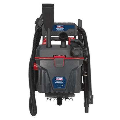 Sealey GV180WM Garage Vacuum 1500W with Remote Control - Wall Mounting