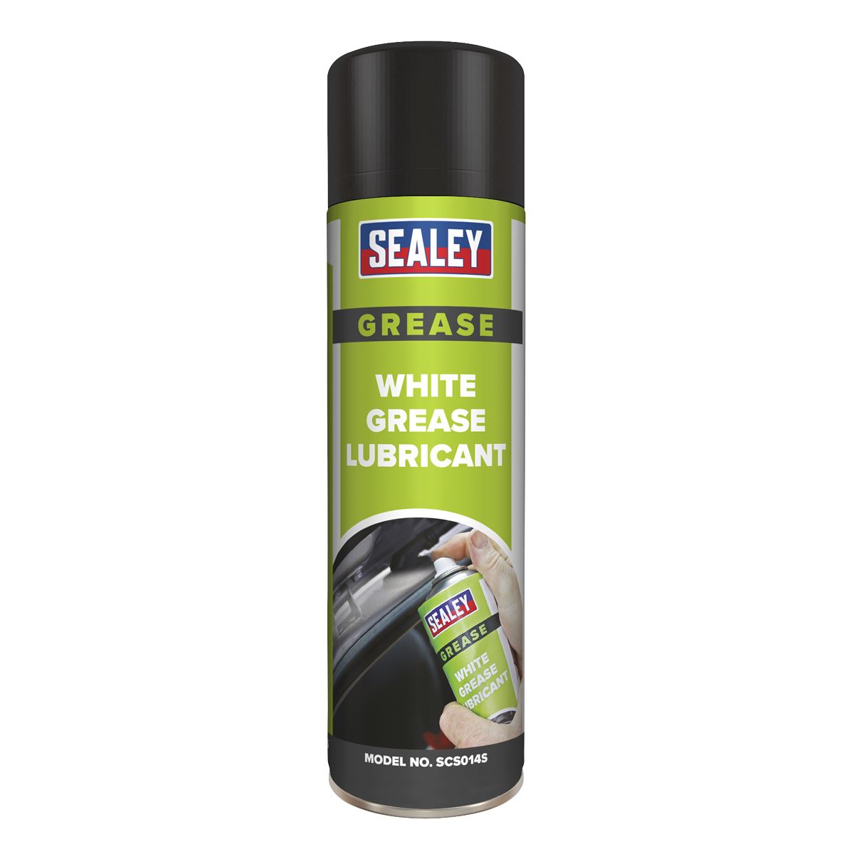 Sealey SCS014 White Grease Lubricant 500ml Pack of 6