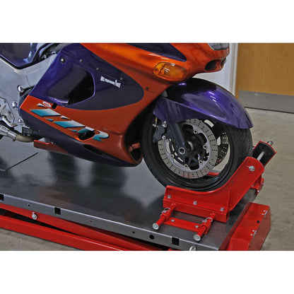 Sealey MC680E Heavy-Duty Electro/Hydraulic Motorcycle Lift 680kg Capacity