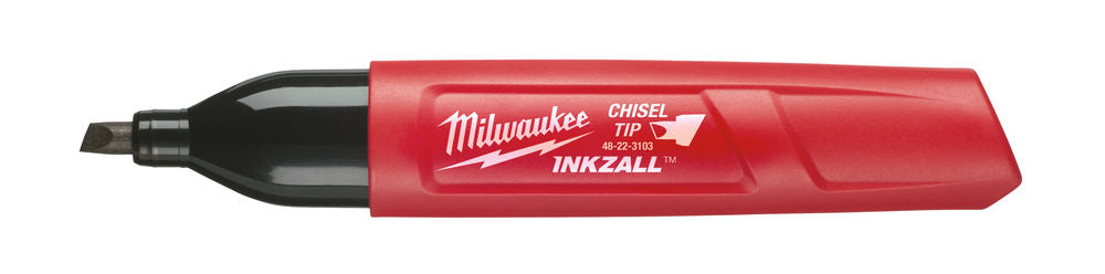 Milwaukee Inkzall Chisel Point Permanant Marker Black 48223103