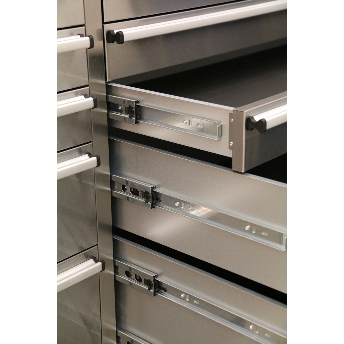 Sealey AP7210SS Mobile Tool Cabinet Stainless Steel 10 Drawer