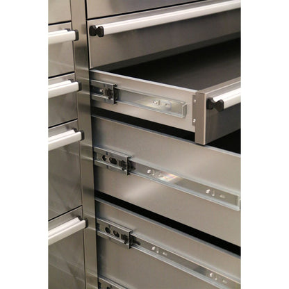 Sealey AP7210SS Mobile Tool Cabinet Stainless Steel 10 Drawer