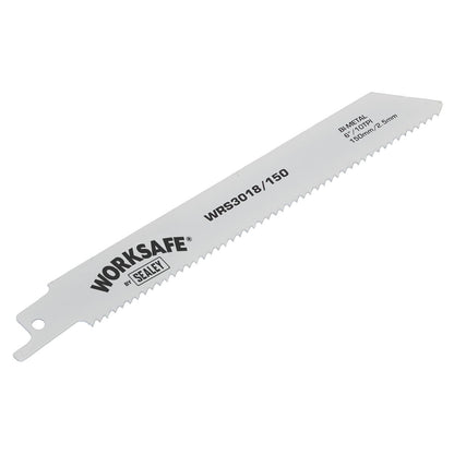 Sealey WRS3018/150 Reciprocating Saw Blade 150mm 10tpi - Pack of 5