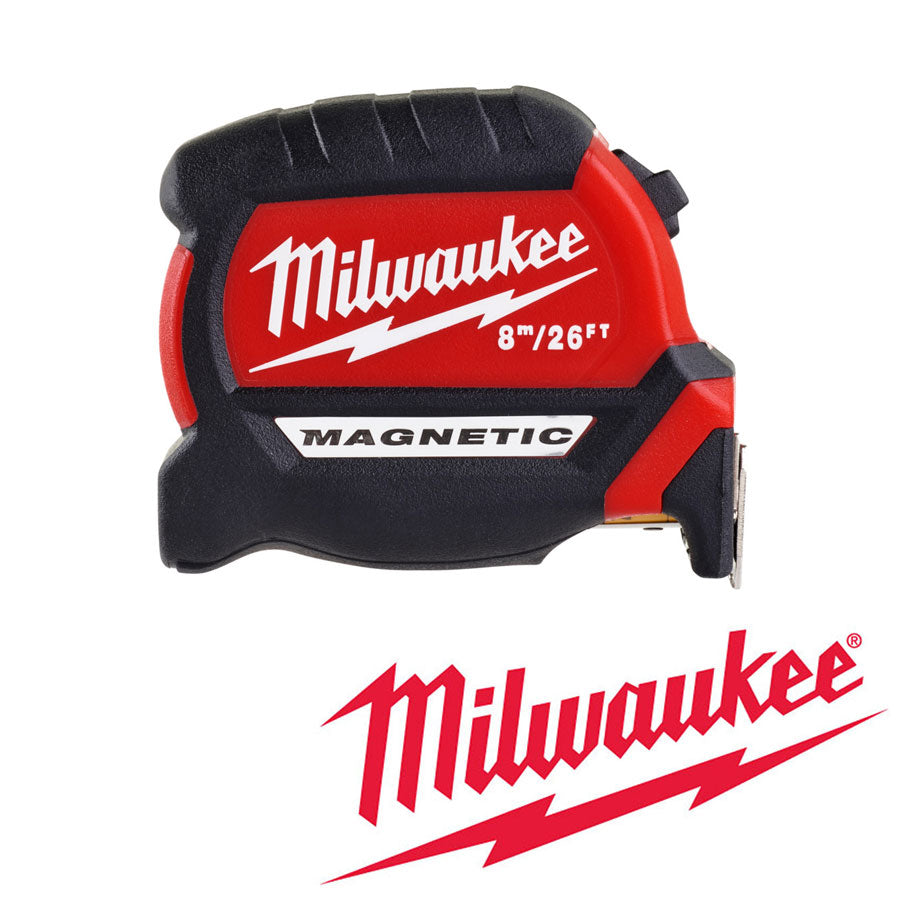 Milwaukee 8m Magnetic Tape Measure 4932464603