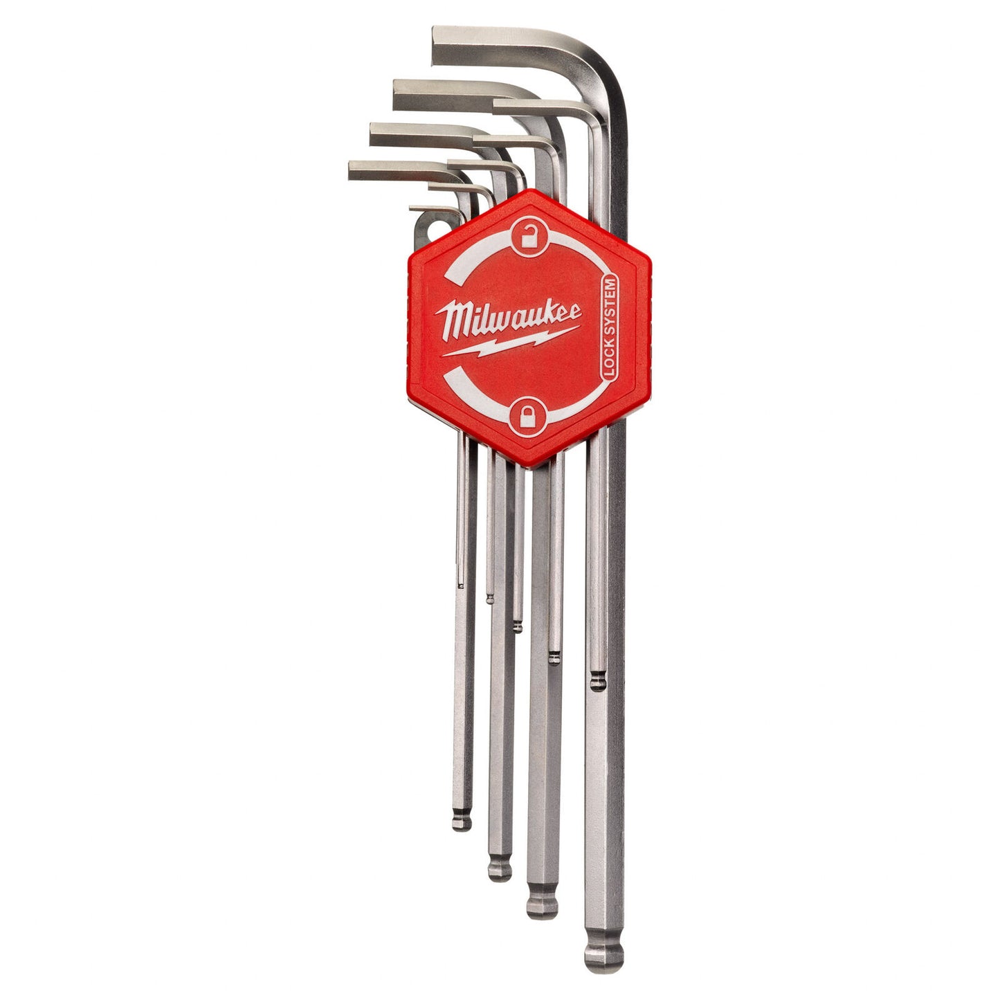 Milwaukee 9 Piece Allen Hex Key Set 1.5mm-10mm 4932478621