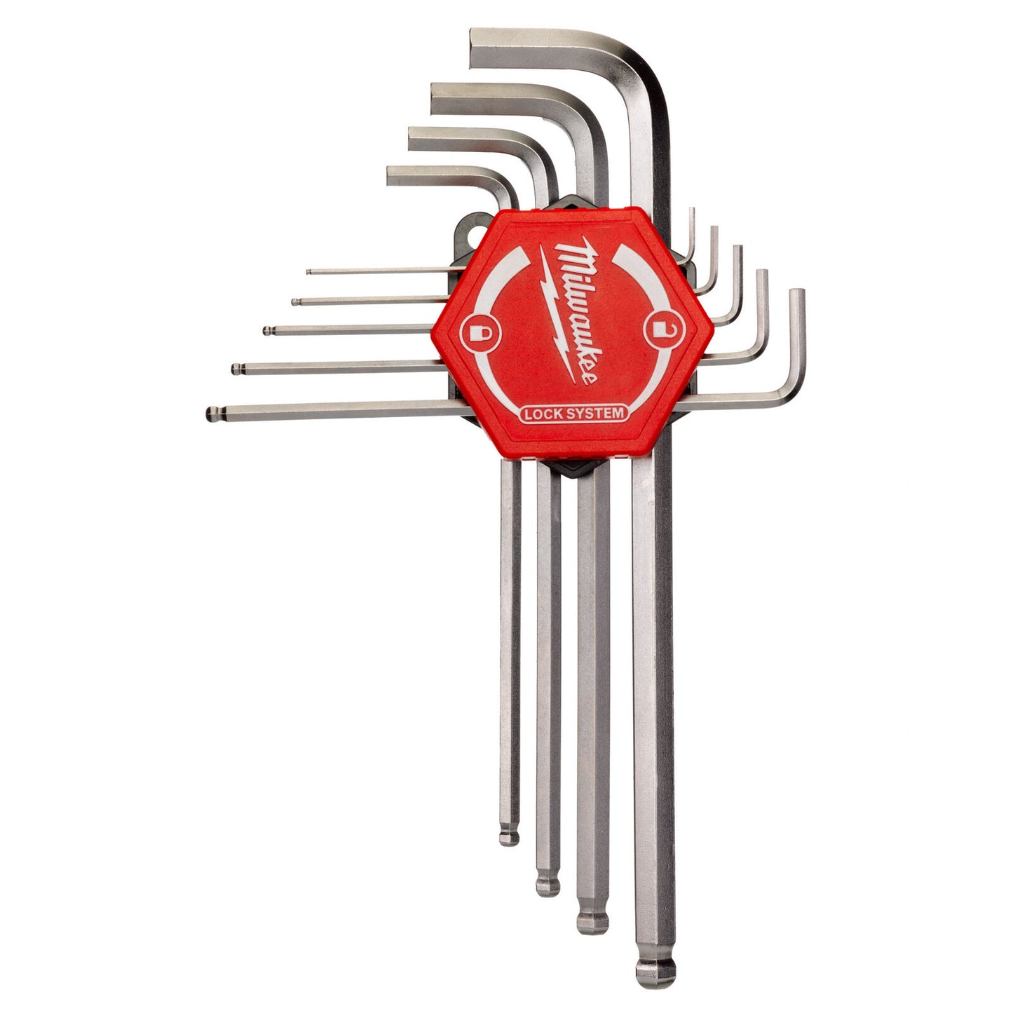 Milwaukee 9 Piece Allen Hex Key Set 1.5mm-10mm 4932478621