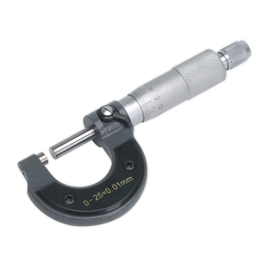 Sealey AK9630M External Micrometer 0-25mm