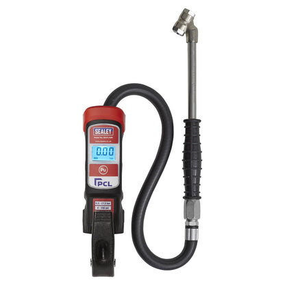 Sealey SA37/96B Premier Anodised Digital Tyre Inflator with Twin Push-On Connector