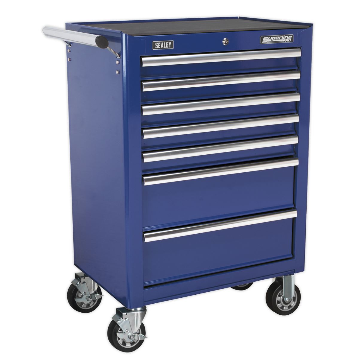 Sealey SPTCCOMBO1 Tool Chest Combination 14 Drawer with Ball-Bearing Slides - Blue & 1179pc Tool Kit-McCormickTools