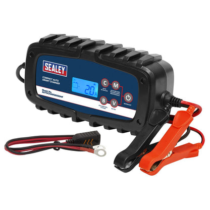 Sealey AUTOCHARGE650HF Compact Auto Smart Charger & Maintainer 6.5A 6/12V