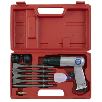 Sealey SA11 Air Hammer with Chisels Long Stroke