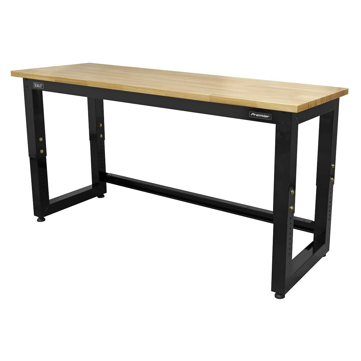 Sealey APMS22 Steel Adjustable Workbench with Wooden Worktop 1830mm - Heavy-Duty