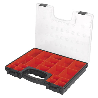 Sealey APAS2R Parts Storage Case with 20 Removable Compartments