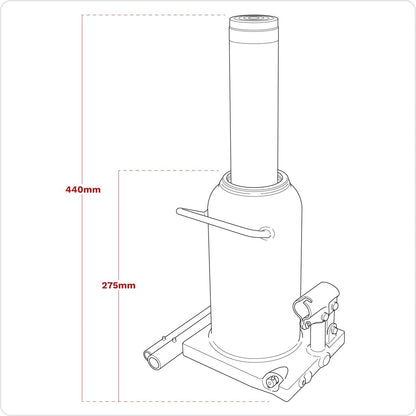 Sealey PBJ30S Bottle Jack 30 Tonne