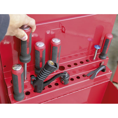 Sealey APLHT Side Cabinet for Long Handle Tools - Red