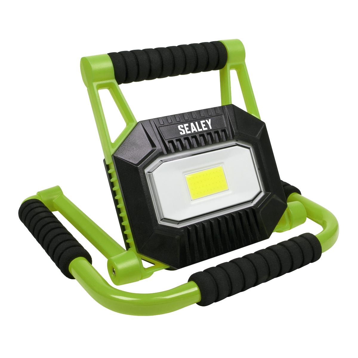 Sealey LEDFL20W Rechargeable Portable Fold Flat Floodlight 20W COB LED Lithium-ion