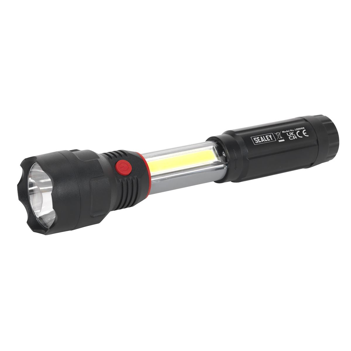 Sealey LED069 Torch/Inspection Light 3W COB & 3W LED 4 x AAA Cell