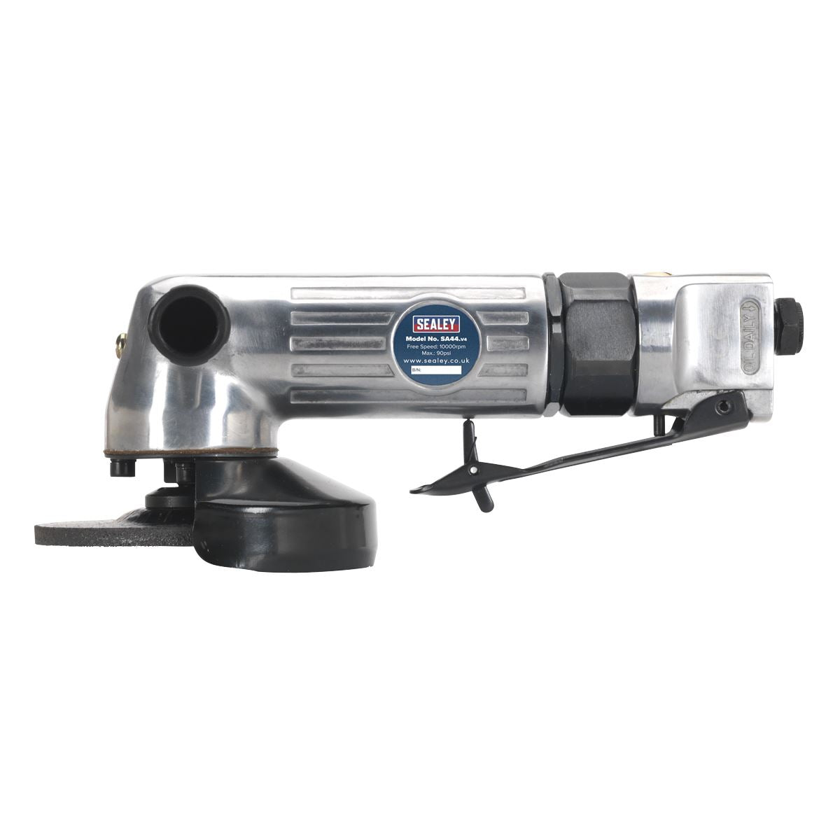 Sealey SA44 Air Angle Grinder Ø100mm Heavy-Duty