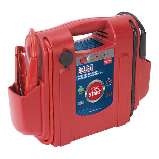 Sealey RS1 RoadStart® Emergency Jump Starter 12V 1000 Peak Amps