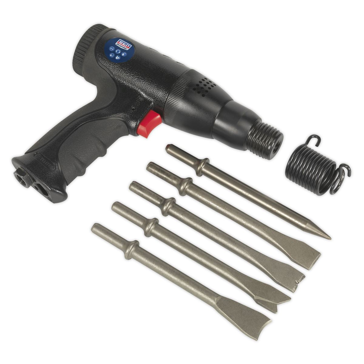 Sealey SA614 Air Hammer Kit Composite Premier - Long Stroke