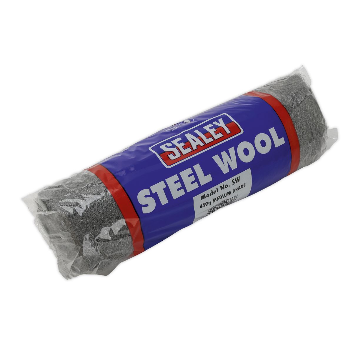 Sealey SW1 Steel Wire Wool #1 Medium Grade 450g