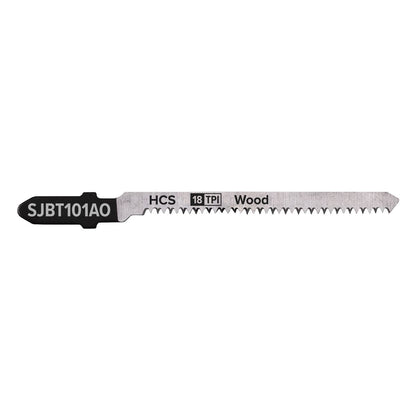 Sealey SJBT101AO Jigsaw Blade Hard Wood 83mm 18tpi - Pack of 5