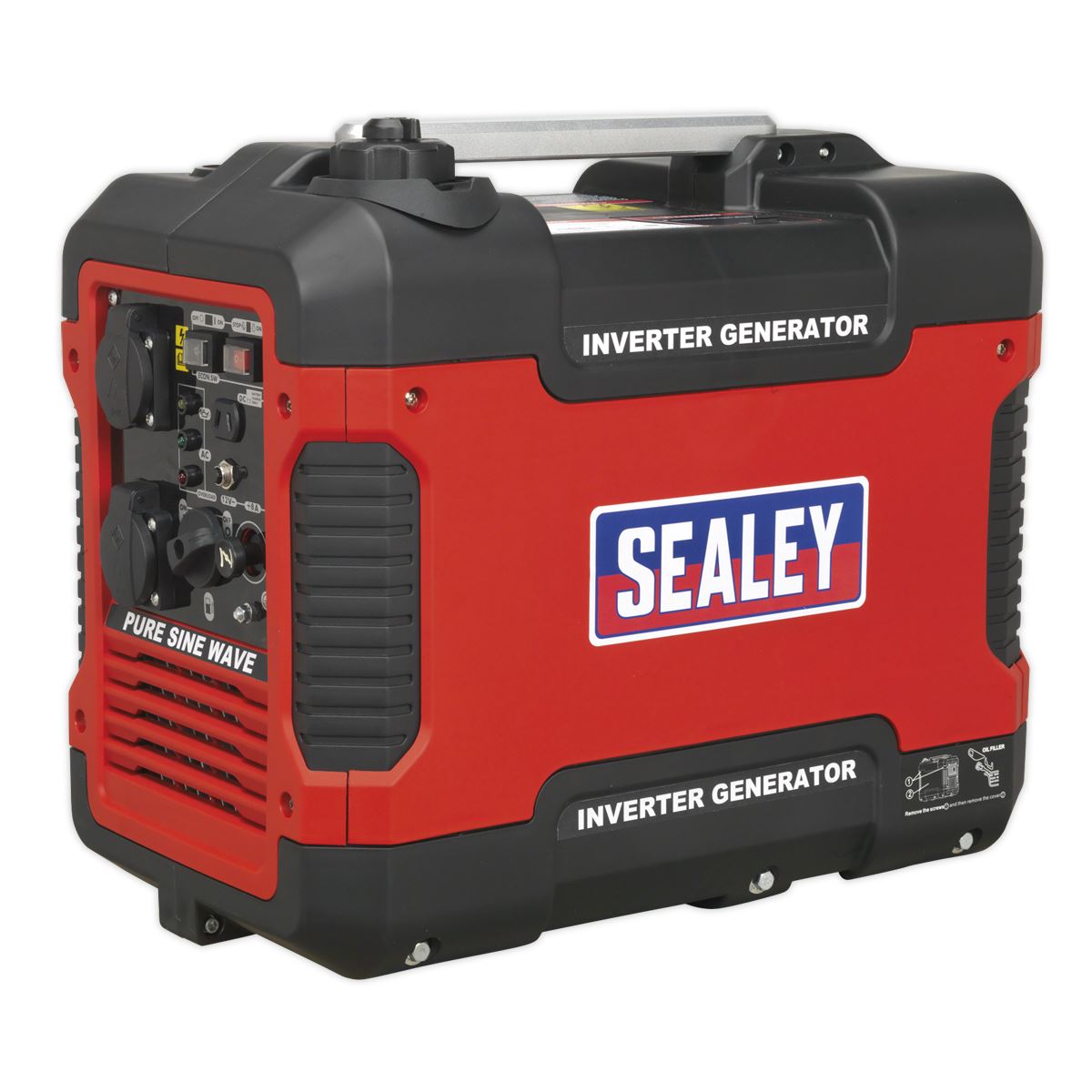 Sealey G2000I Inverter Generator 2000W 230V 4-Stroke Engine